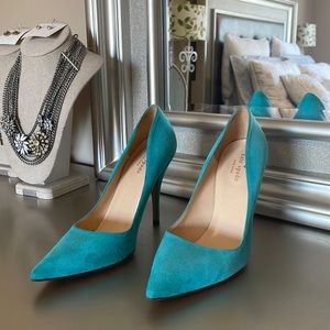 Kate Spade Suede Pumps in Tiffany Blue 💕